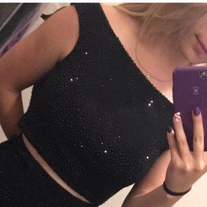 Sherri Hill off the Shoulder TOP